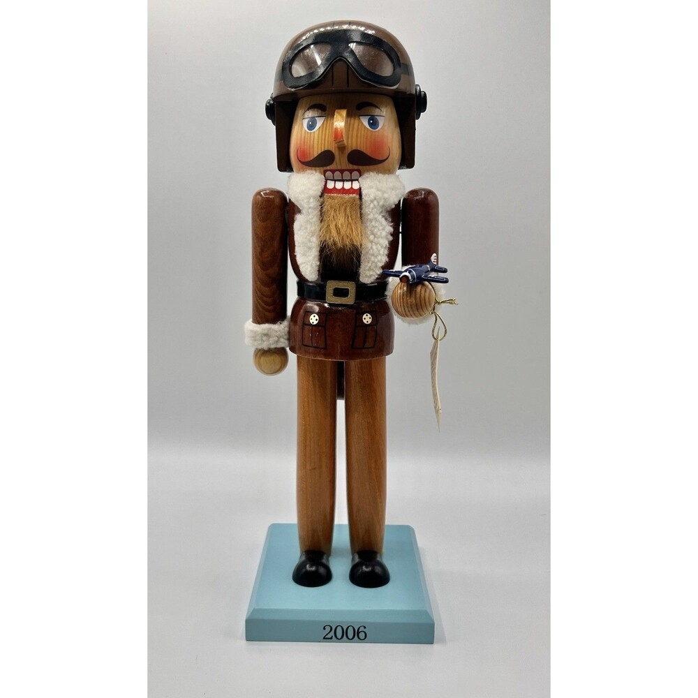 2006 Limited Edition Aviator Pilot Nutcracker 15" New Limited Edition 5018/7947